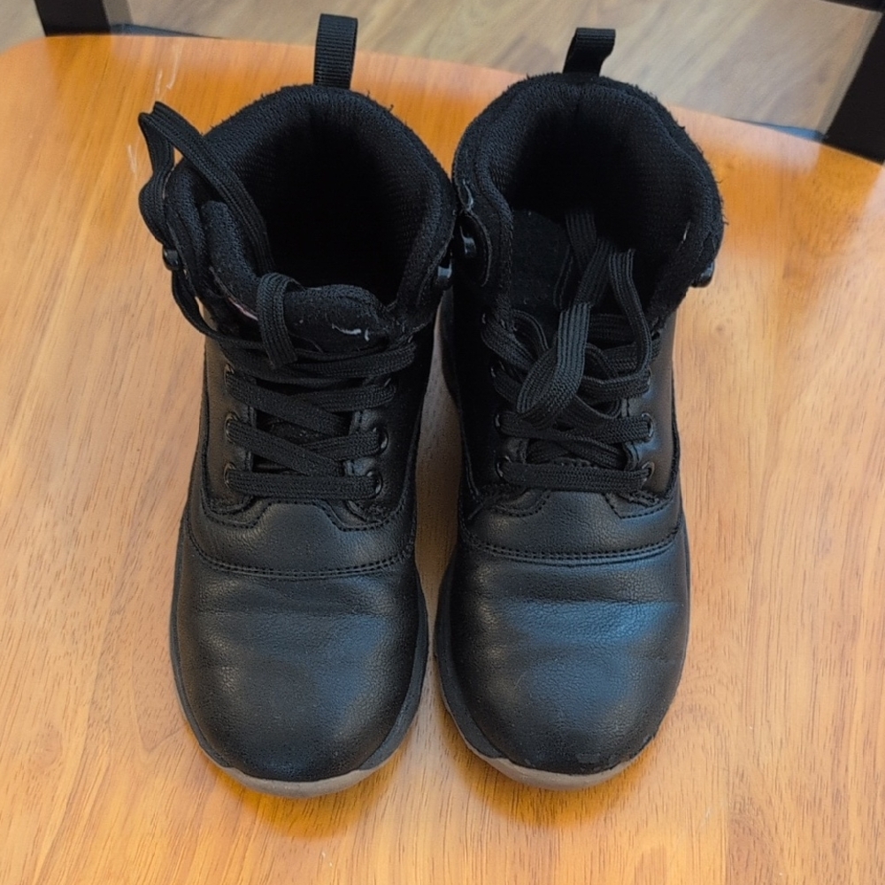 Echo Kids Black Lace-Up Sneakers